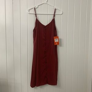 NWT Ripzone Burgundy Dress